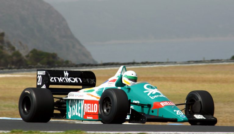 RaceCar1 Benetton Race Car - Les Wright