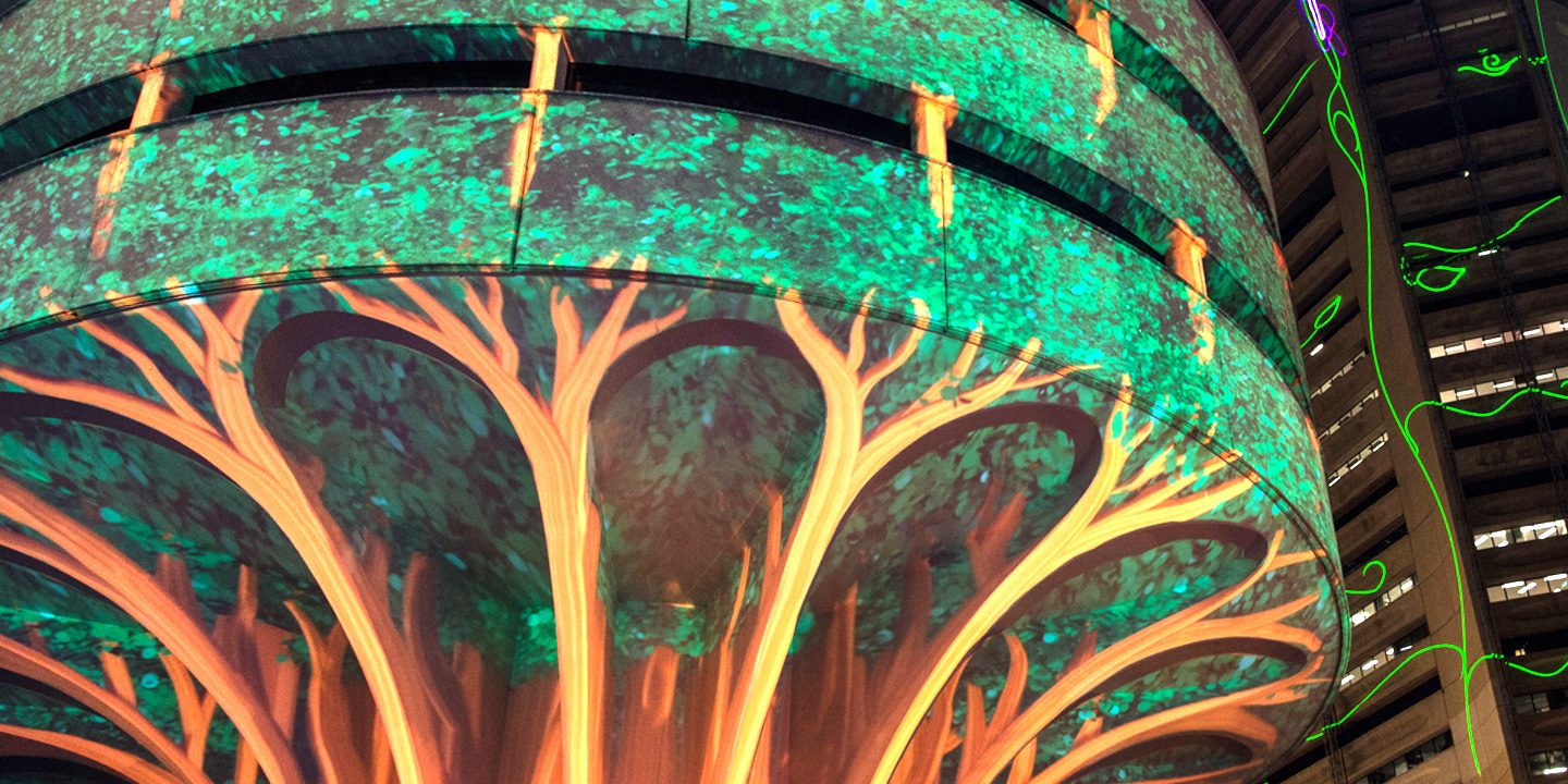 Vivid Sydney uses Lidar Scanning 3dlaserscanning light projection mapping wysiwyg3d