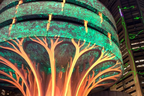 Vivid Sydney uses Lidar Scanning 3dlaserscanning light projection mapping wysiwyg3d