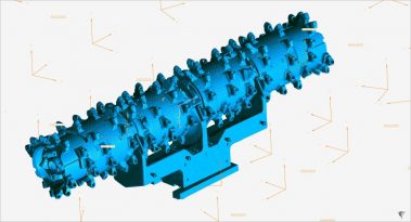 wysiwyg3d 3d laserscanning Mining Cutter Head