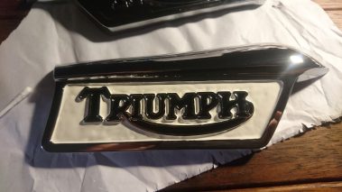 wysiwyg3d 3d scanning 3d printing finished triumph badge