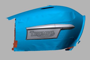 wysiwyg3d triumph badge motorbike new petrol tank