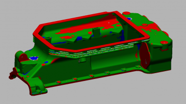 Maserati Sump and Mating Cover wysiwyg3d deviation analysis