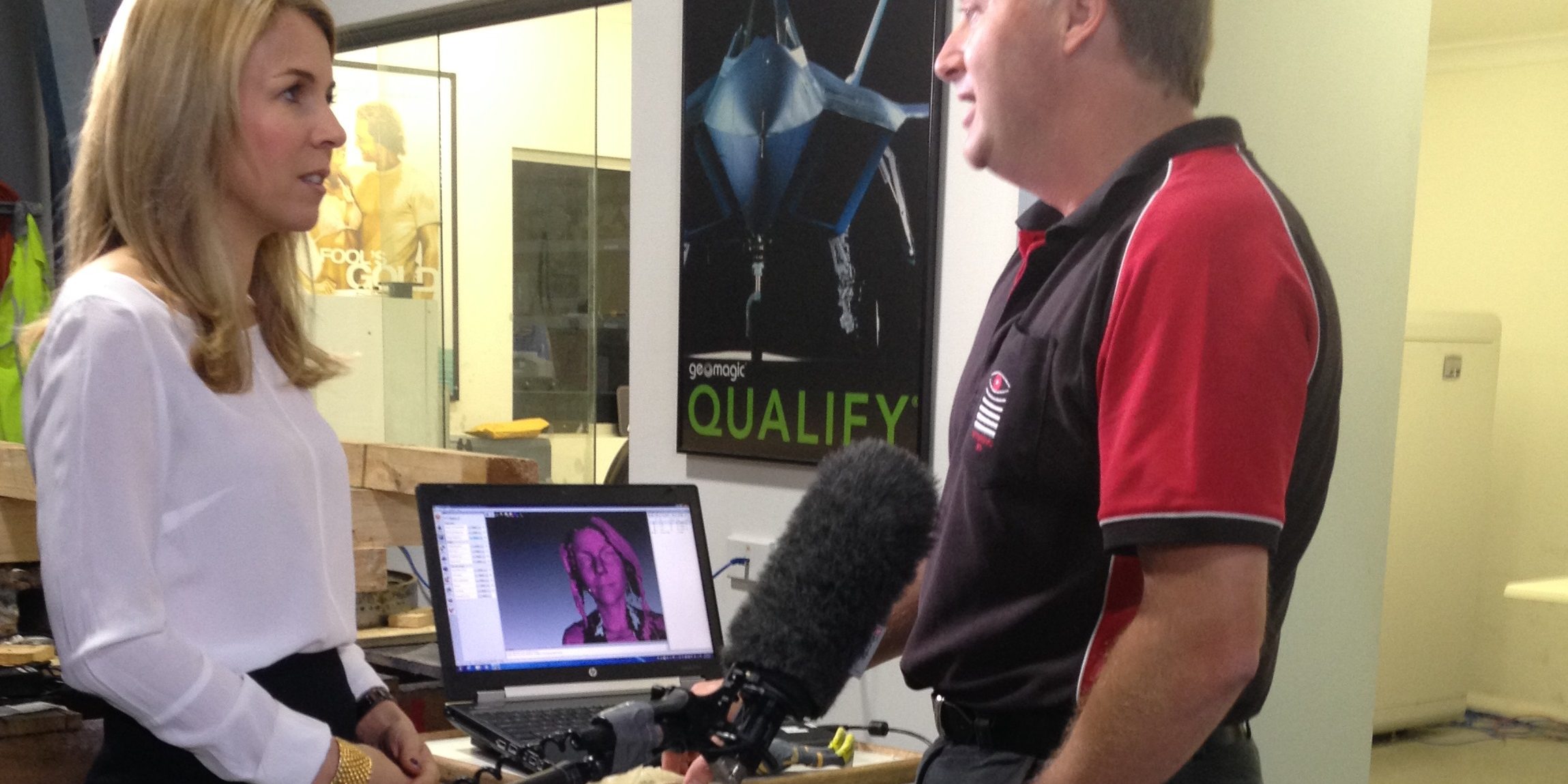 Wysiwyg 3D on Channel 7 3d scanning 3d printing