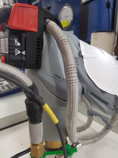 Flight Deck Oxygen Masks wysiwyg3d 3dscanning kreon scanner 3d printing testing