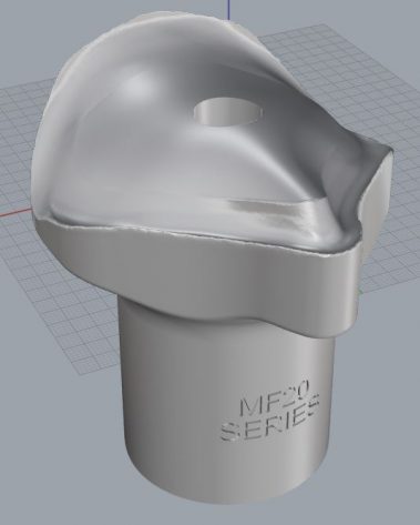 Flight Deck Oxygen Masks wysiwyg3d 3dscanning 3dcad